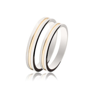 Maschio Femmina SLIM Βέρες 18 Καρατίων SL16