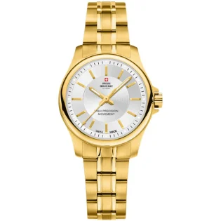 SWISS MILITARY By Chrono Gold Stainless Steel Bracelet SM30201.09
