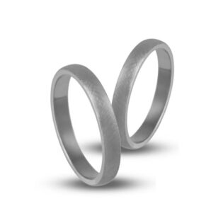 veres4ever  Λευκόχρυσές Βέρες 18 Καρατίων  V2057