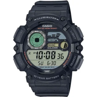 CASIO Standard Collection Black Rubber Strap WS-1500H-1AVEF