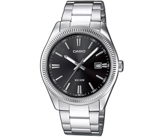 CASIO Standard Collection Silver Stainless Steel Bracelet MTP-1302PD-1A1VEF