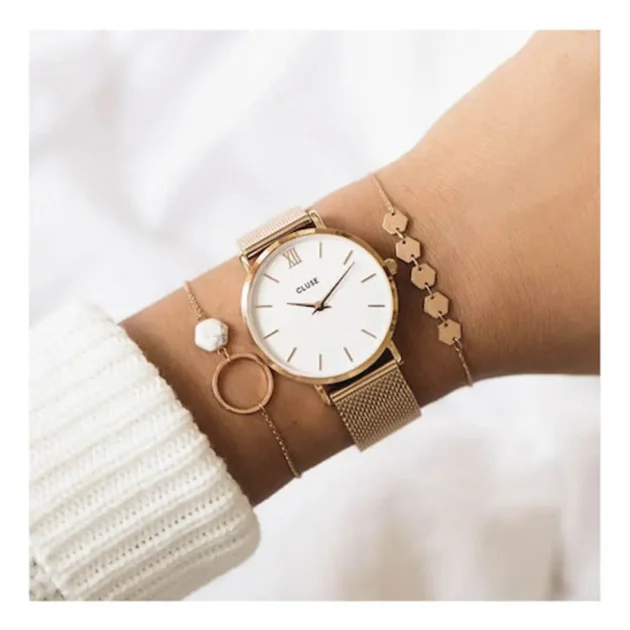 CLUSE  Minuit Rose Gold Stainless Steel Bracelet  CW0101203001 - Image 3