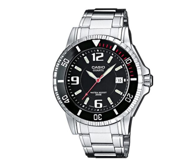 CASIO Standard Collection Silver Stainless Steel Bracelet MTD-1053D-1AV