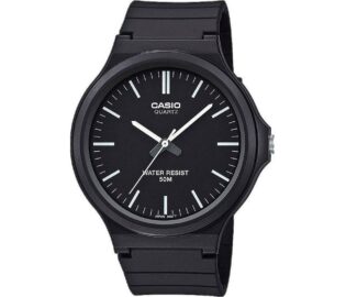 CASIO Standard Collection Black Rubber Strap MW-240-1EVEF