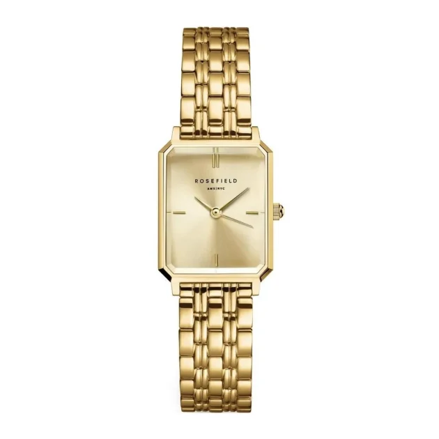 ROSEFIELD The Octagon XS Champagne Stainless Steel Bracelet OCGSG-O82