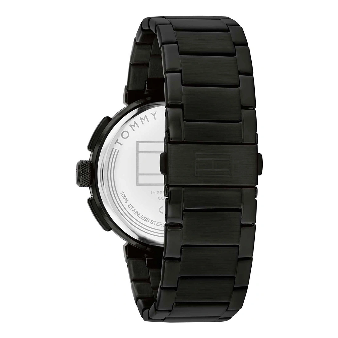 TOMMY HILFIGER Troy Black Stainless Steel Bracelet 1792119