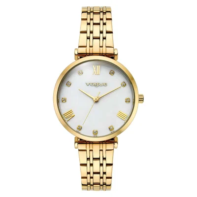 VOGUE New Bliss Crystals Gold Stainless Steel Bracelet 2020616341