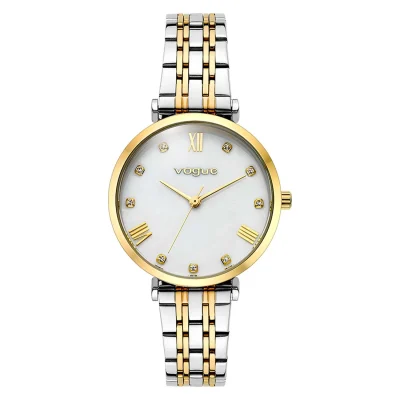 VOGUE New Bliss Crystals Two Tone Stainless Steel Bracelet 2020616361