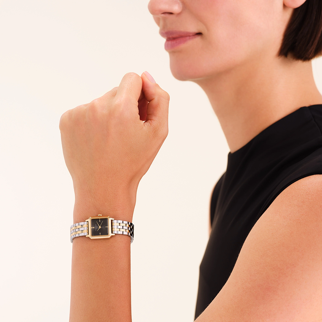 ROSEFIELD Boxelle Two Tone Stainless Steel Bracelet BBDSG-B07