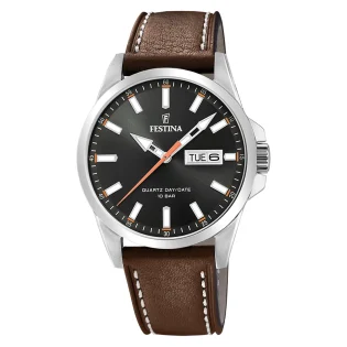 FESTINA Classics Brown Leather Strap F20358/2