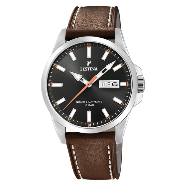 FESTINA Classics Brown Leather Strap F20358/2