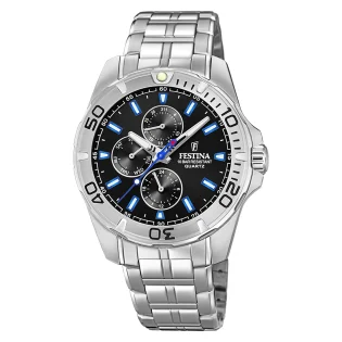 FESTINA Sports Silver Stainless Steel Bracelet F20445/6