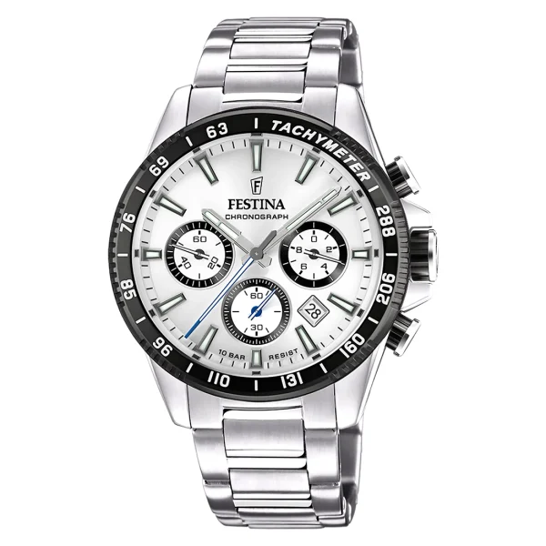 FESTINA Chronograph Silver Stainless Steel Bracelet F20560/1