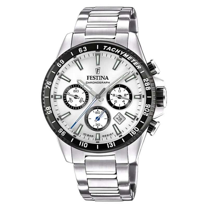 FESTINA Chronograph Silver Stainless Steel Bracelet F20560/1