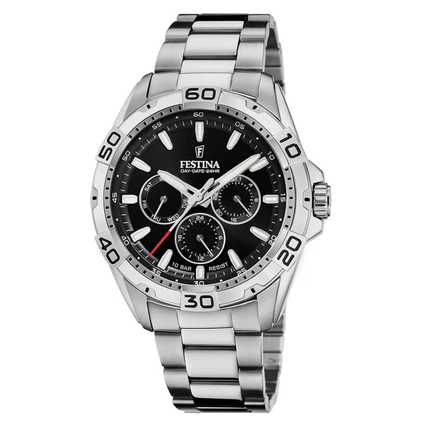 FESTINA Sports Silver Stainless Steel Bracelet F20623/5