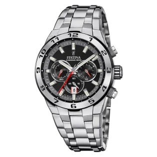 FESTINA Chronograph Silver Stainless Steel Bracelet F20670/6