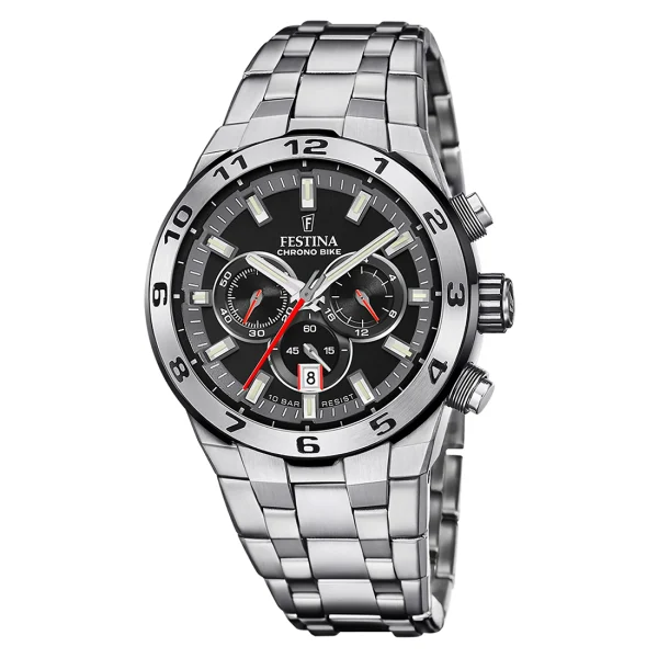 FESTINA Chronograph Silver Stainless Steel Bracelet F20670/6