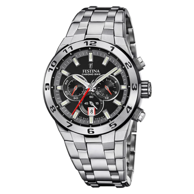 FESTINA Chronograph Silver Stainless Steel Bracelet F20670/6