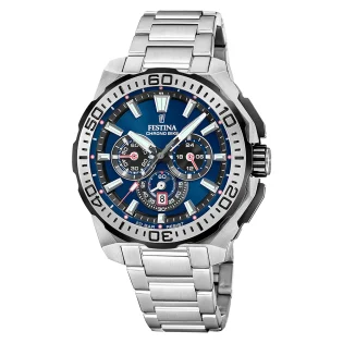 FESTINA Chronograph Silver Stainless Steel Bracelet F20724/2