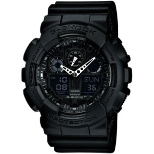 G-SHOCK Black Rubber Strap GA-100-1A1ER