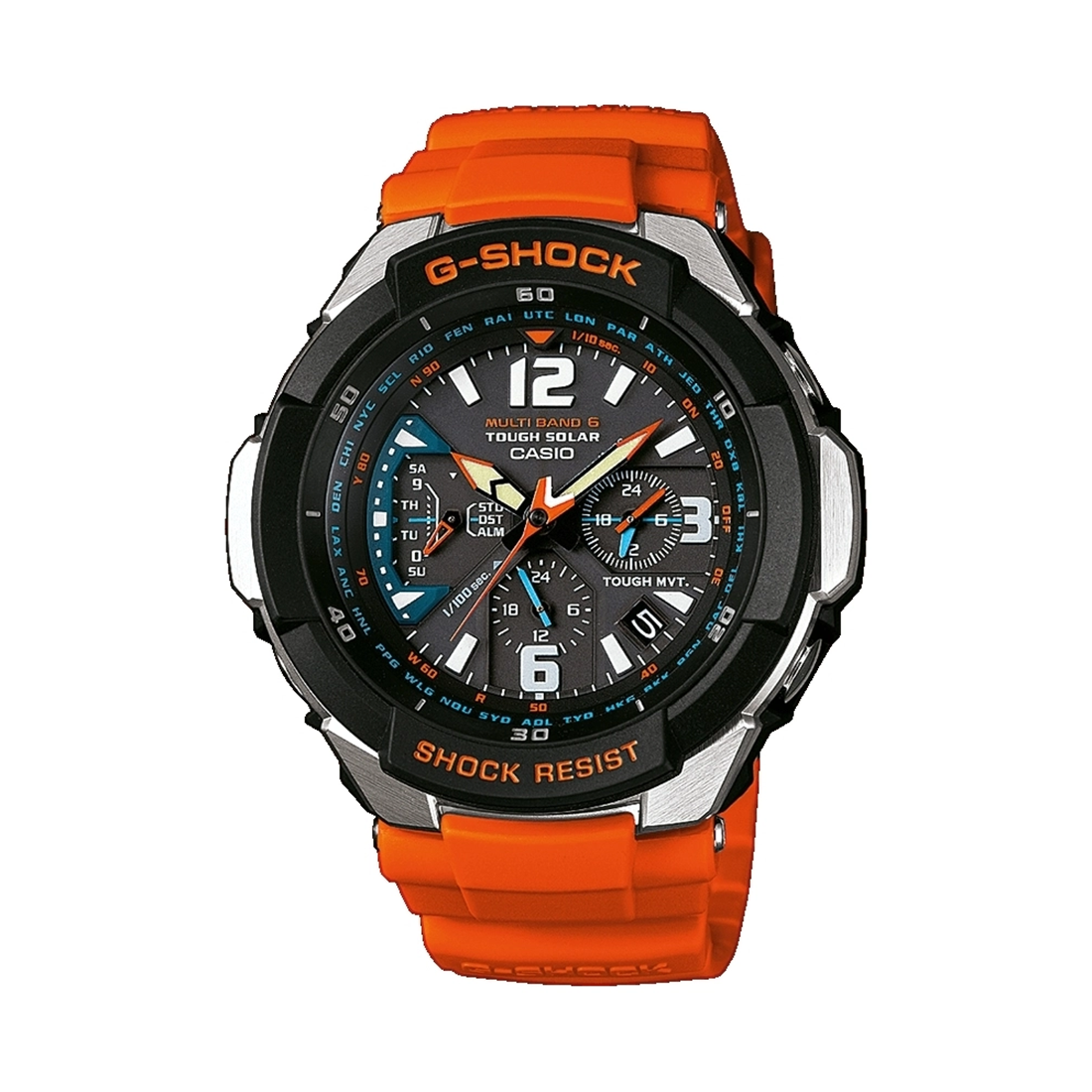 G-SHOCK Gravitymaster Orange Rubber Strap GW-3000M-4AER