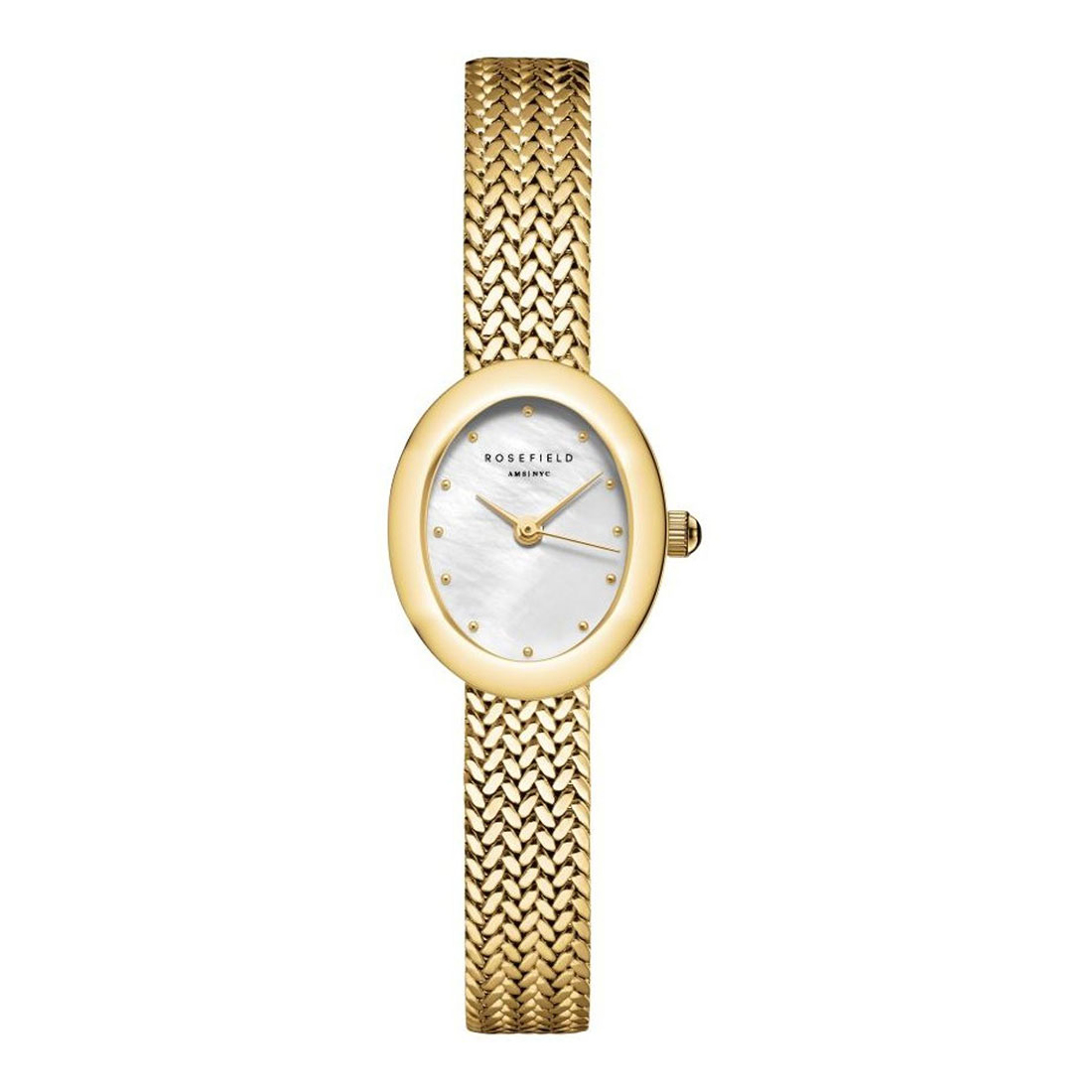 ROSEFIELD Mini Oval Gold Stainless Steel Bracelet MWGMG-M02