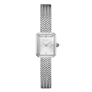 ROSEFIELD Mini Octagon Silver Stainless Steel Bracelet MWSMS-M04