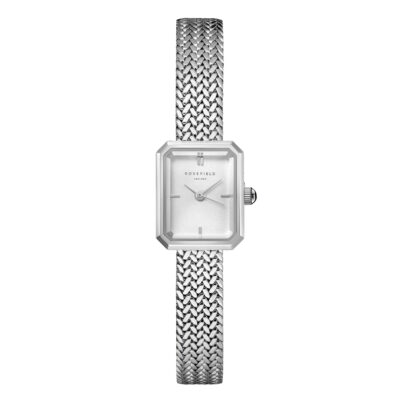 ROSEFIELD Mini Octagon Silver Stainless Steel Bracelet MWSMS-M04