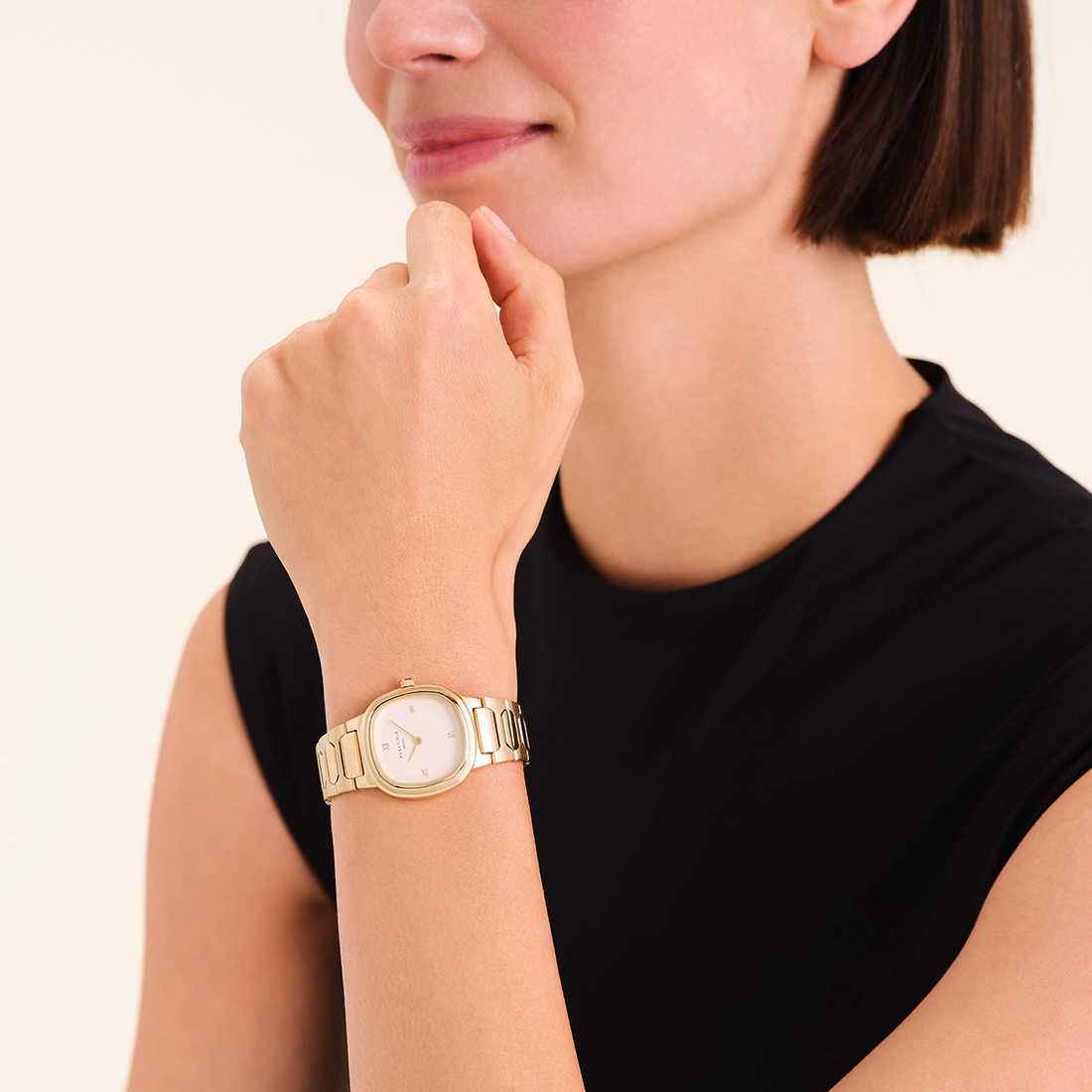 ROSEFIELD Gaia Gold Stainless Steel Bracelet ORCGSG-OR01
