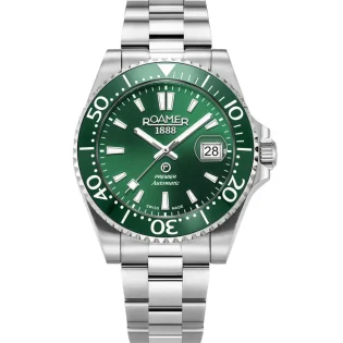 ROAMER Pro Diver 200 Silver Stainless Steel Bracelet 969845-41-75-20