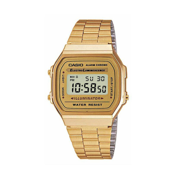 CASIO Vintage Collection Gold Stainless Steel Bracelet A168WG-9EF