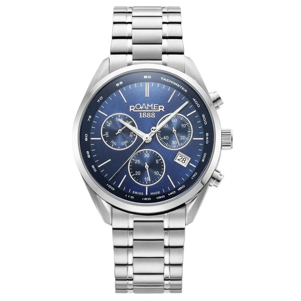 ROAMER Pro Chronograph Silver Stainless Steel Bracelet 993819-41-45-20