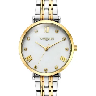 VOGUE New Bliss Crystals Two Tone Stainless Steel Bracelet 2020616361