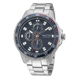 NAUTICA Coba Lake Silver Stainless Steel Bracelet Gift Set NAPCLGS31