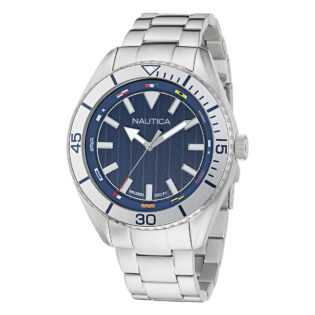NAUTICA NCT Windward Silver Stainless Steel Bracelet NAPWWF504