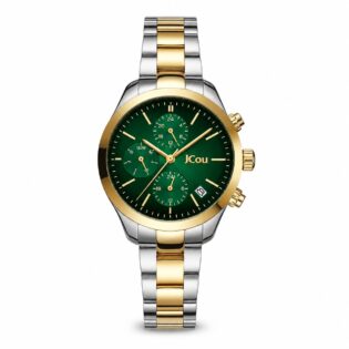 JCOU Aurora  Gold and Silver Stainless Steel Bracelet JU19081-3