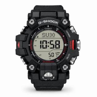 G-SHOCK Ρολόι G-SHOCK Master of G Mudman Tough Solar Black Resin Strap GW-9500-1ER