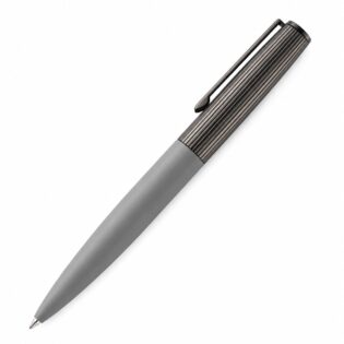 HUGO BOSS  Illusion Arcade Grey & Gun Ballpoint Pen HSV5694H