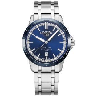 ROAMER Mercury CLASSIC ΜΠΛΕ ΚΑΔΡΑΝ 968833-41-45-20
