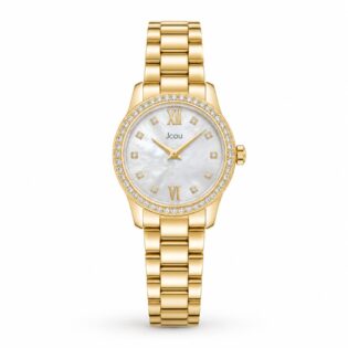 JCOU IRIS Pink Gold Stainless Steel Bracelet JU19082-4